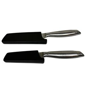 KitchenAid Stainless Steel Santoku & Paring Knife Set with Blade Guards 2-Piece
